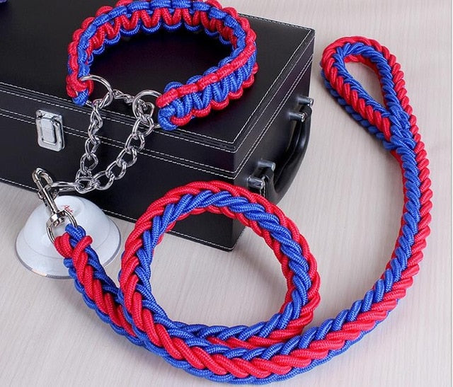 Double Strand Rope Large Dog Leashes Dog Rope Eight Strand Rope P