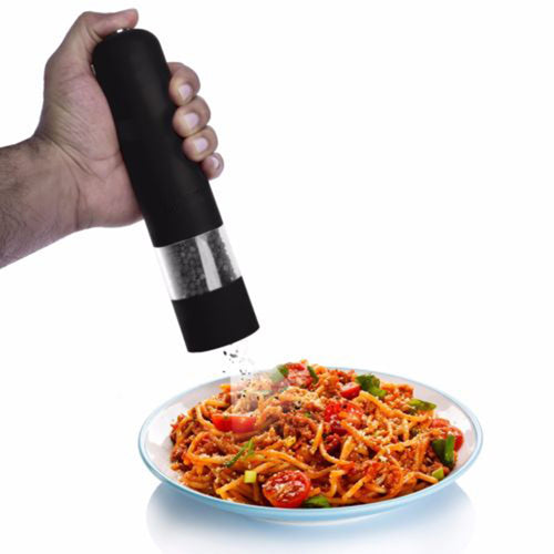 Electric Pepper Grinder with LED Lights