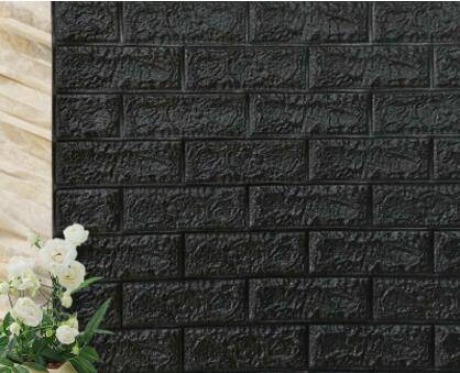 3D Stone Brick Panel Wall Sticker