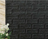 3D Stone Brick Panel Wall Sticker