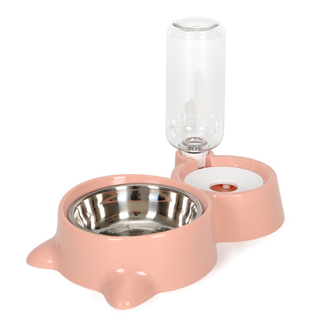 Cat/Dog Bowl with Water Feeder